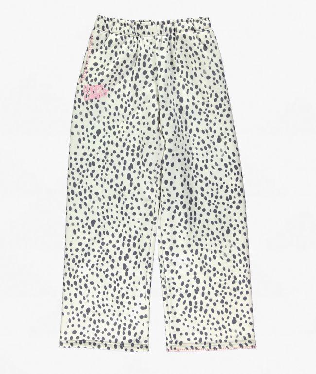 Happy Camp3r Dalmatian Darling White Sweatpants - Happy Camp3r