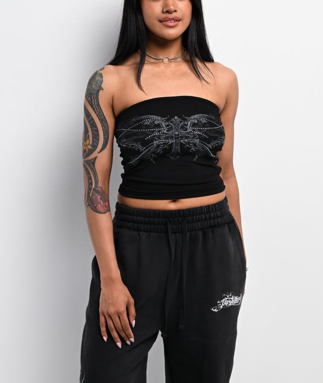Insomnia Visuals Centerpiece Black Tube Top - Insomnia Visuals