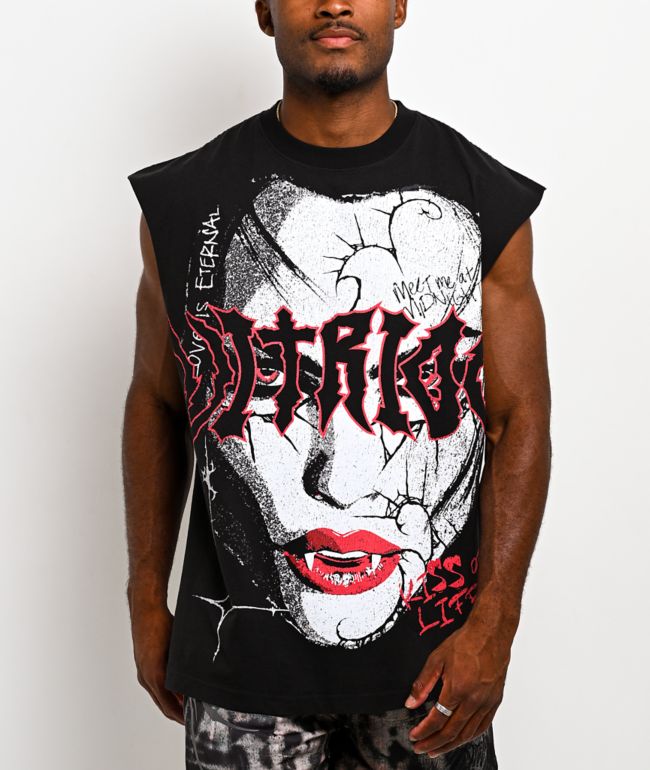 Vitriol Vamp Tour Black Tank Top - Vitriol