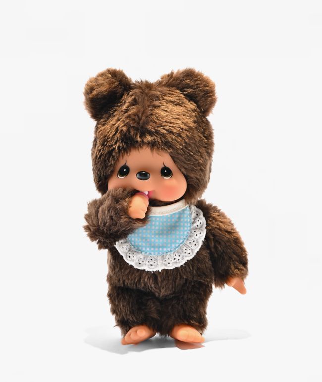 Monchhichi Friends Kuma Vinyl Plush Toy - Monchhichi