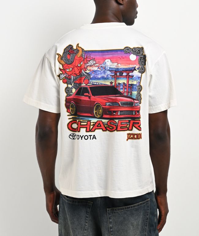 Toyota Chaser Sunset White T-Shirt - Toyota