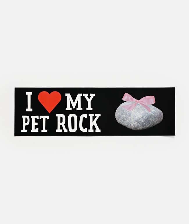 A.LAB Brain Rot Pet Rock Bumper Sticker - A.LAB