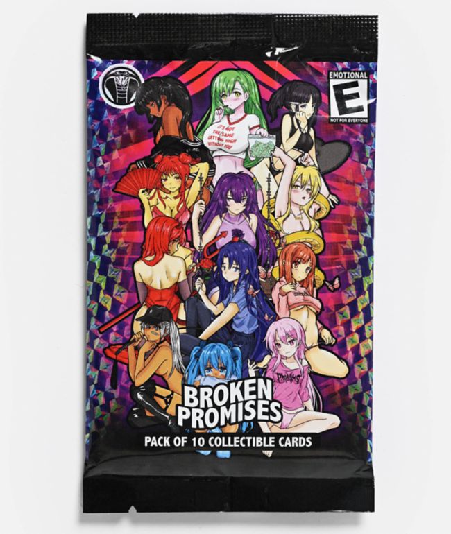 Broken Promises Big Face Trading Card Booster Pack - Broken Promises
