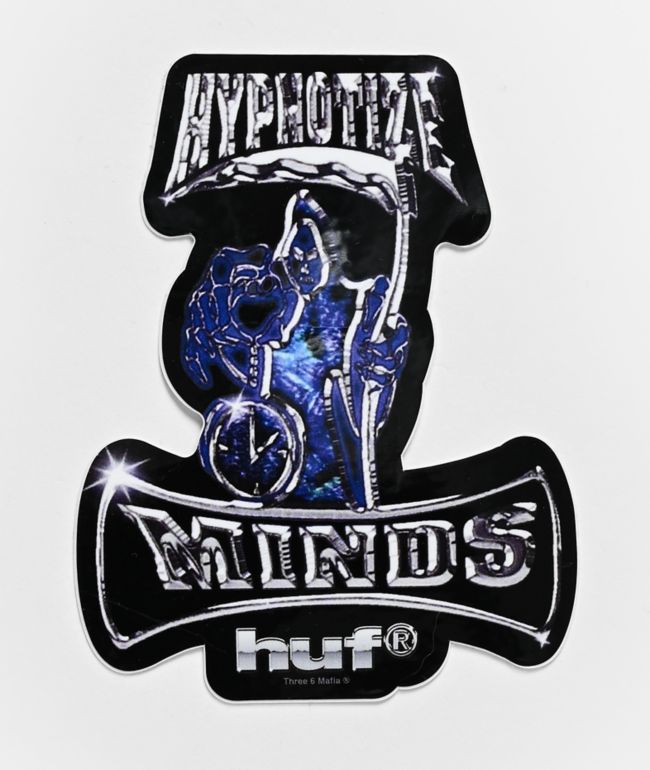 HUF x Three 6 Mafia Hypnotize Minds Sticker - HUF