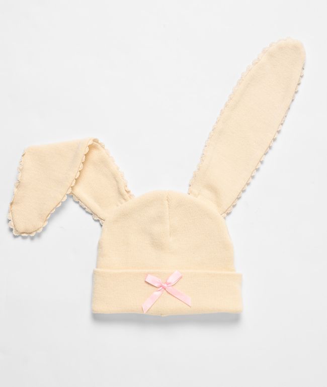 A.LAB Thrills and Frills Natural Tone Bunny Beanie - A.LAB