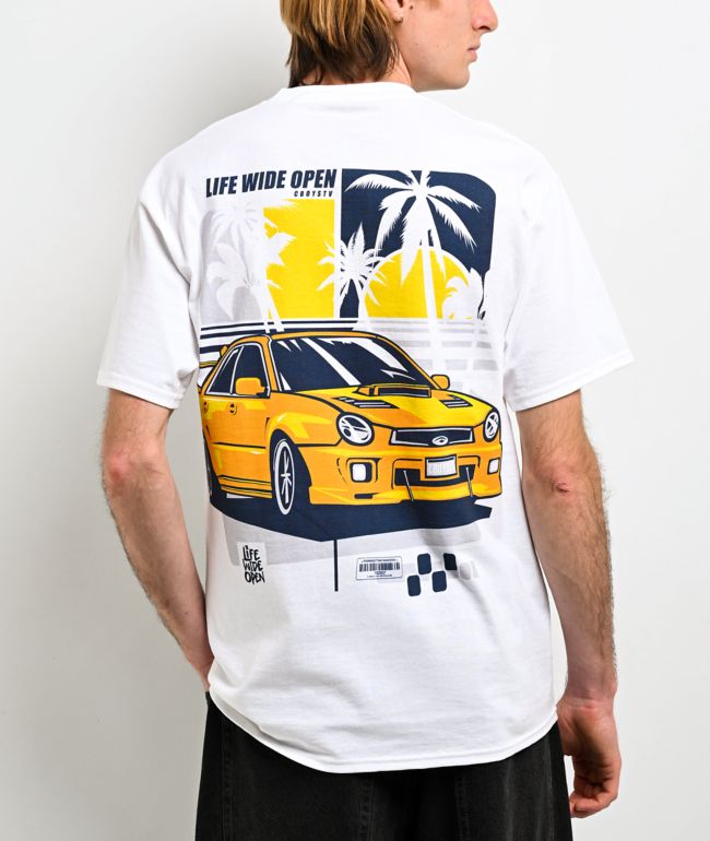 CboysTV Life Wide Open Summer White T-Shirt - CboysTV