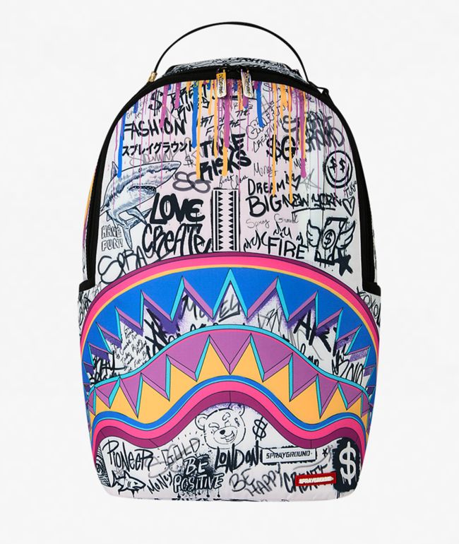 Sprayground Mean Money Collage Backpack - Sprayground