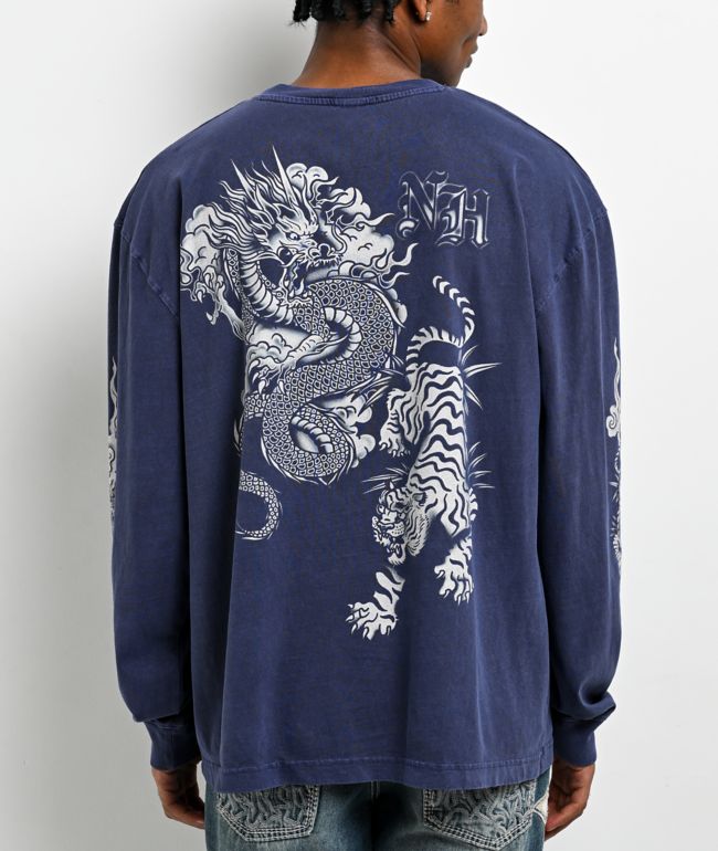 Ninth Hall Fated Rivalry Blue Long Sleeve T-Shirt - Empyre