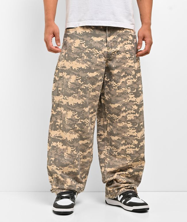 Butter Goods Ripstop Digi Camo Wash Baggy Carpenter Pants - Butter Goods