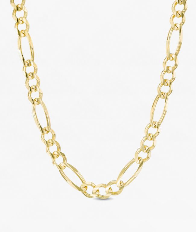 The Gold Gods Figaro 22" Gold Chain Necklace - The Gold Gods