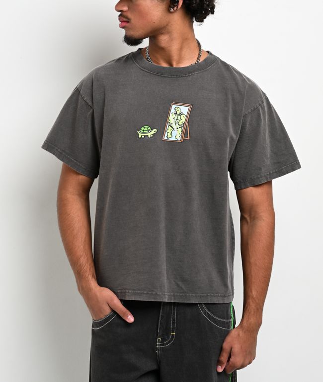 A.LAB Jerry Mirror Grey Wash T-Shirt - A.LAB