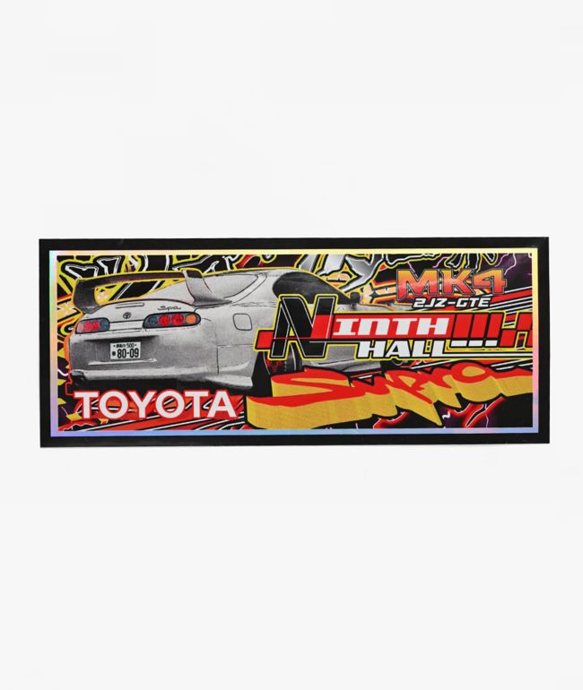 Toyota x Ninth Hall MK4 Sticker - Toyota