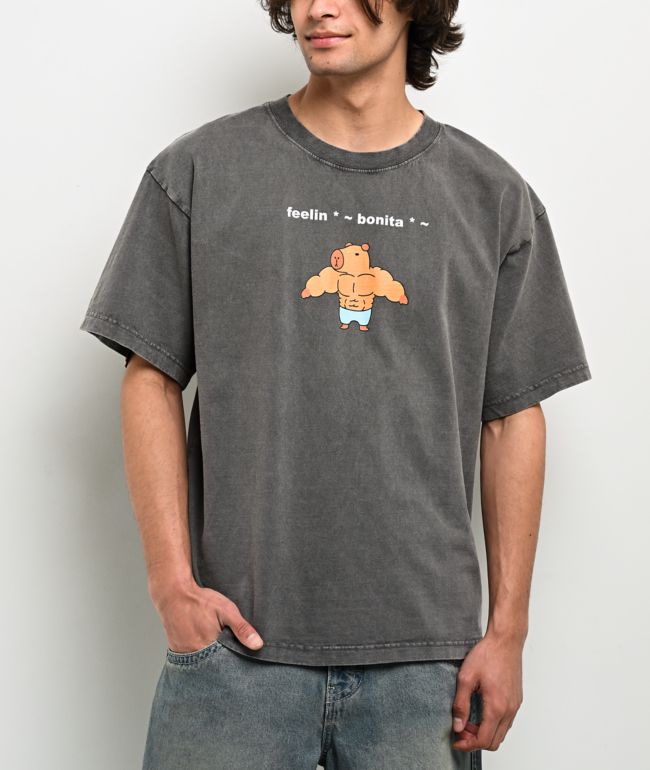 A.LAB Amog Carl Grey T-Shirt - A.LAB
