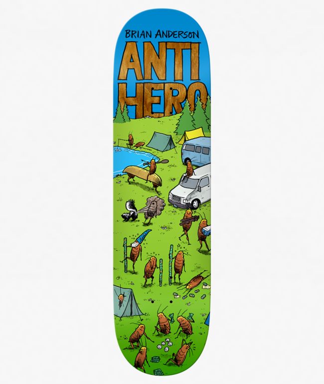 Anti-Hero Anderson Roached Out 8.5" Skateboard Deck - Anti-Hero Skateboards