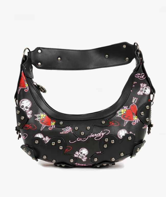 Ed Hardy Dalinda Black Handbag - Ed Hardy