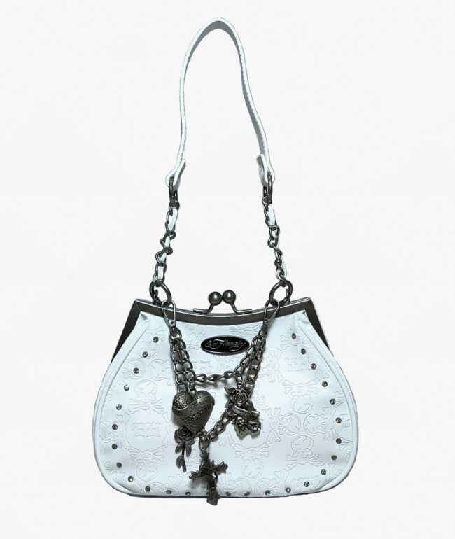 Ed Hardy Hester Blue Shoulder Bag - Ed Hardy