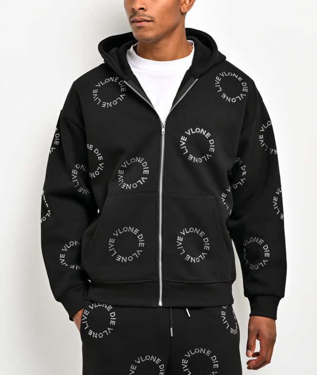 VLONE LVDV Black Zip Hoodie - VLONE
