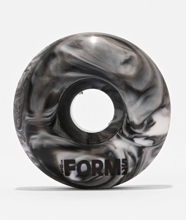 Form Black & White Swirl 103a Skateboard Wheels - Form Wheels