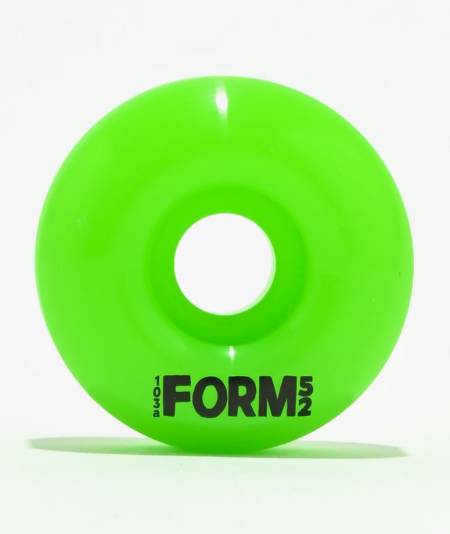 Form Neon Green 103a Skateboard Wheels - Form Wheels