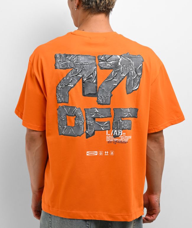 L/AB c/o Off-White™ Duct Tape Orange T-Shirt - L/AB c/o Off-White