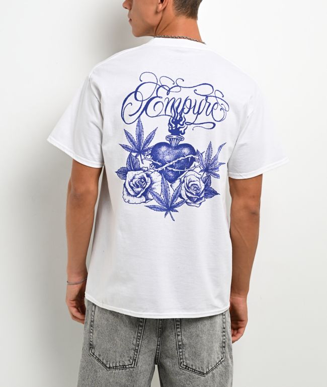 Empyre Buds And Roses White T-Shirt - Empyre