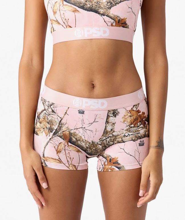 PSD x Realtree Pinnk Camo Boyshort Underwear - PSD Underwear