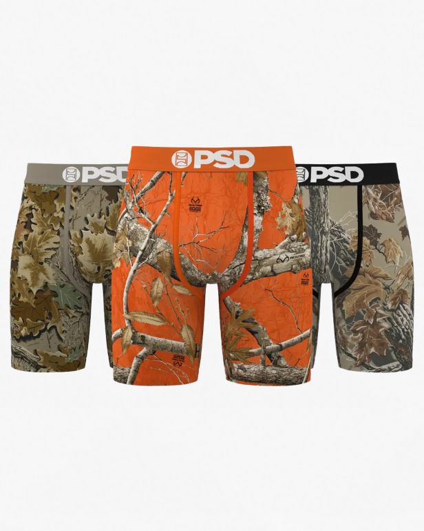 PSD x Realtree 3 Pack Camo Boxer Briefs - PSD Underwear