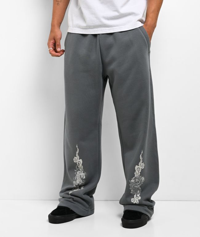 Ninth Hall Mother Mary Baggy Blue Sweatpants - Ninth Hall