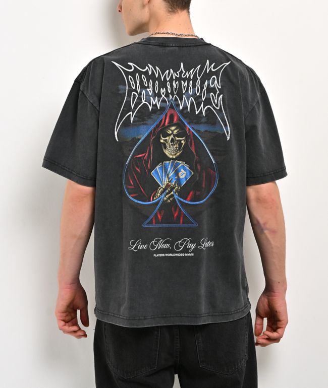 Primitive Henderson Black Wash Heavyweight T-Shirt - Primitive