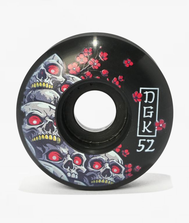 DGK Haunt 52mm 101a Black Skateboard Wheels - DGK