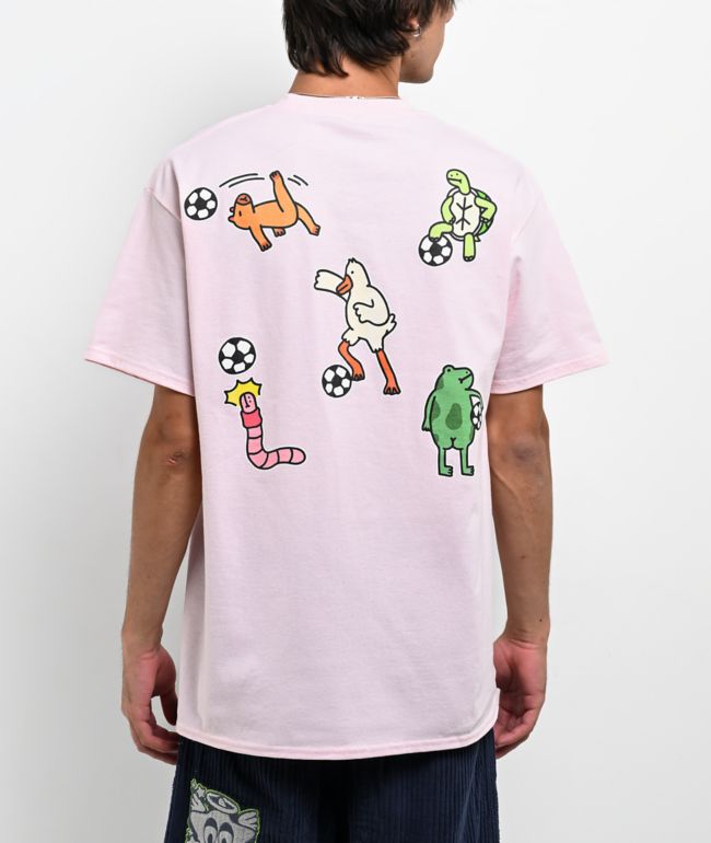 A.LAB Jerry Soccer Squad Pink T-Shirt - A.LAB