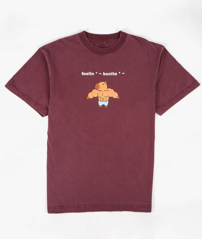 A.LAB Amog Karl Maroon T-Shirt - A.LAB
