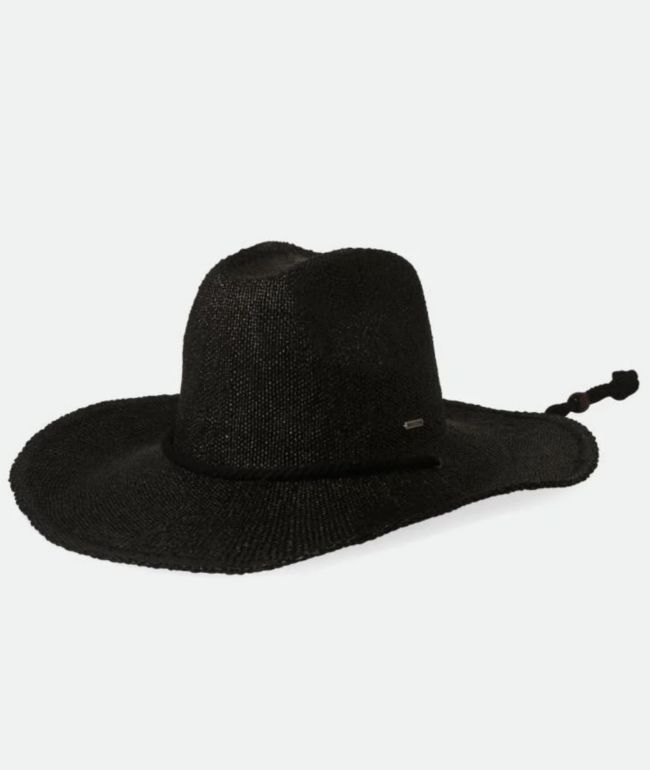 Brixton Austin Straw Black Cowboy Hat - Brixton