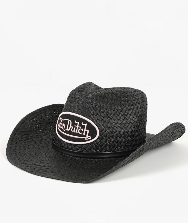 Von Dutch Classic Black & White Cowboy Hat - Von Dutch
