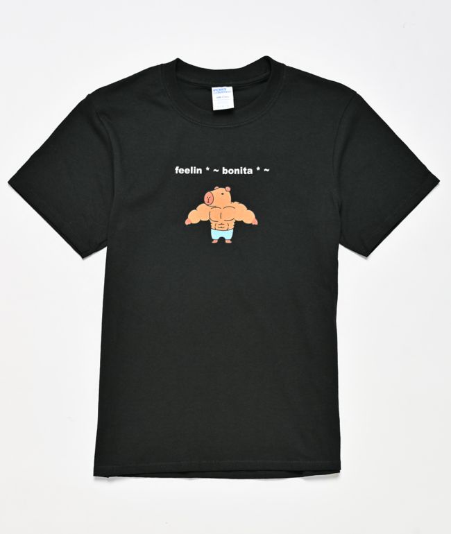 A.LAB Kids Amog Carl Black T-Shirt - A.LAB