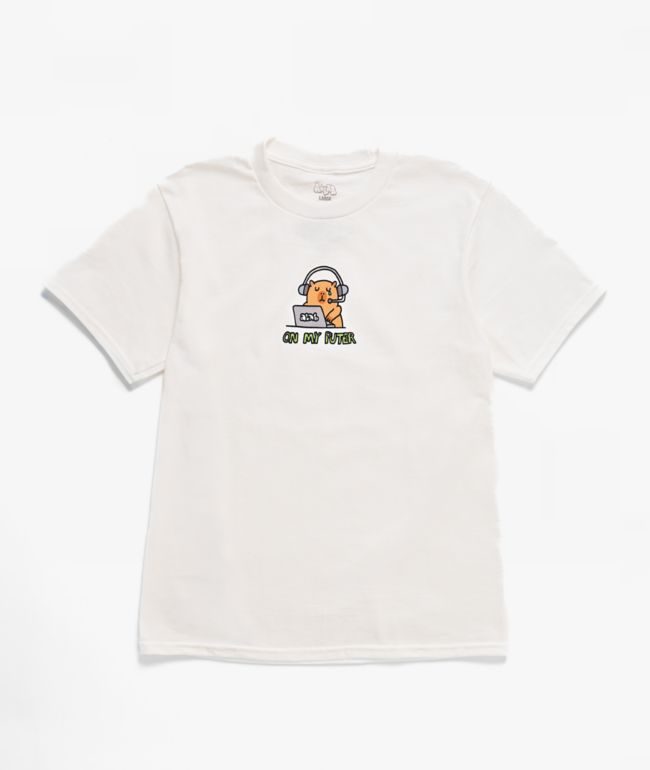 A.LAB Kids On My Puter White T-Shirt - A.LAB