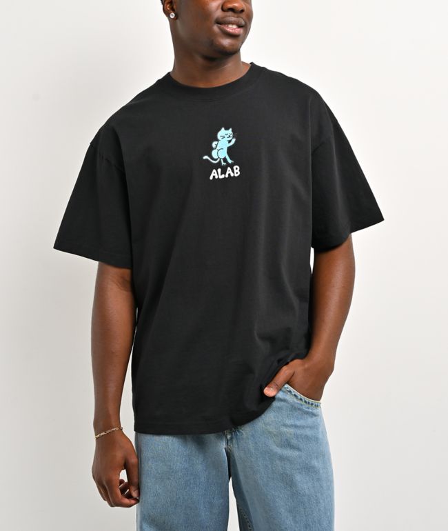 A.LAB Butt Cat Black T-Shirt - A.LAB