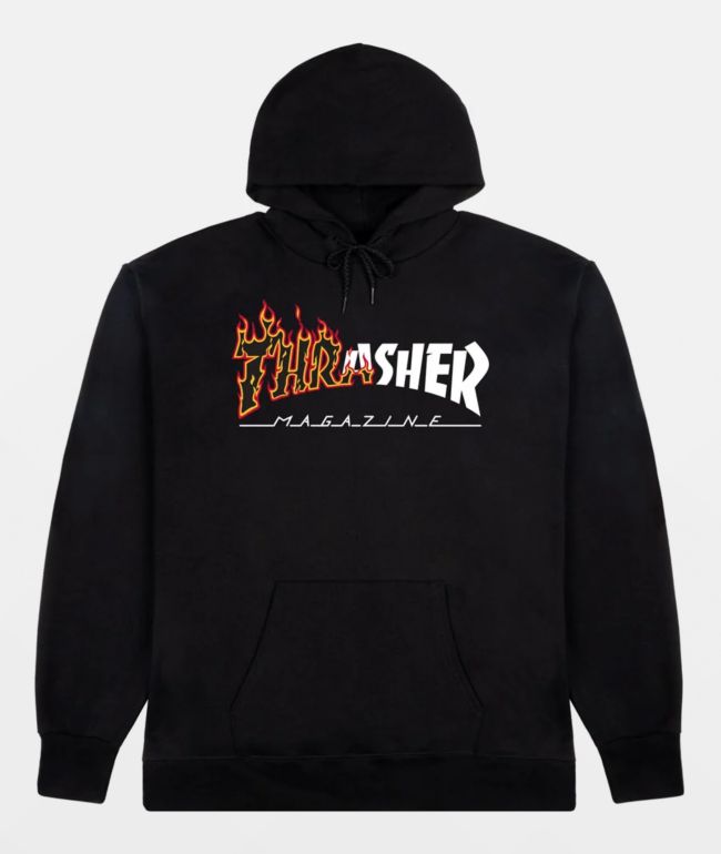 Thrasher Ignite Black Hoodie - Thrasher