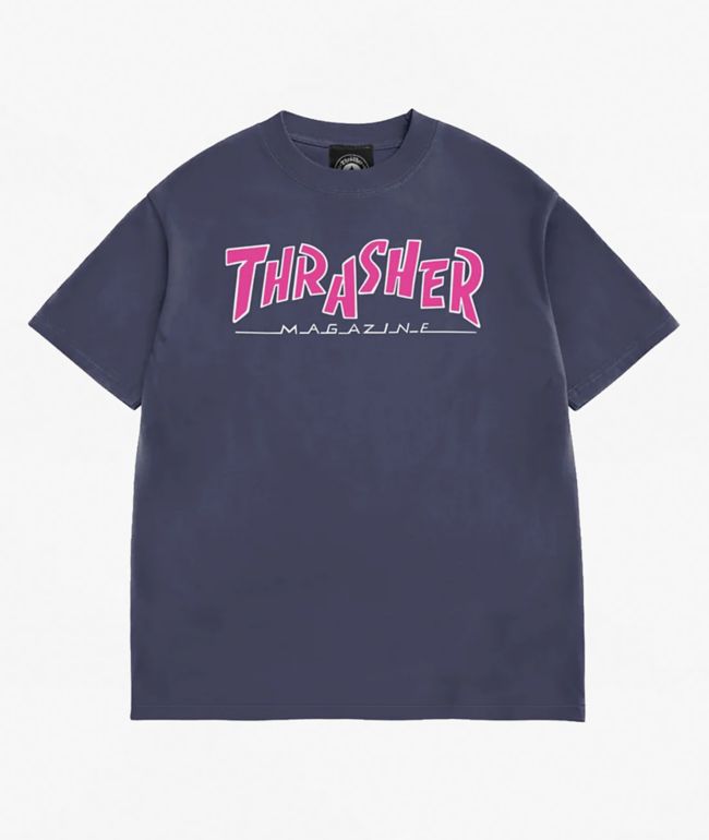 Thrasher Parra Mag Navy T-Shirt - Thrasher