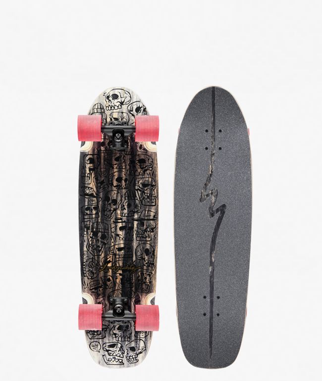 Landyachtz Schooner Skull Jam 33.6" Cruiser Complete - Landyachtz