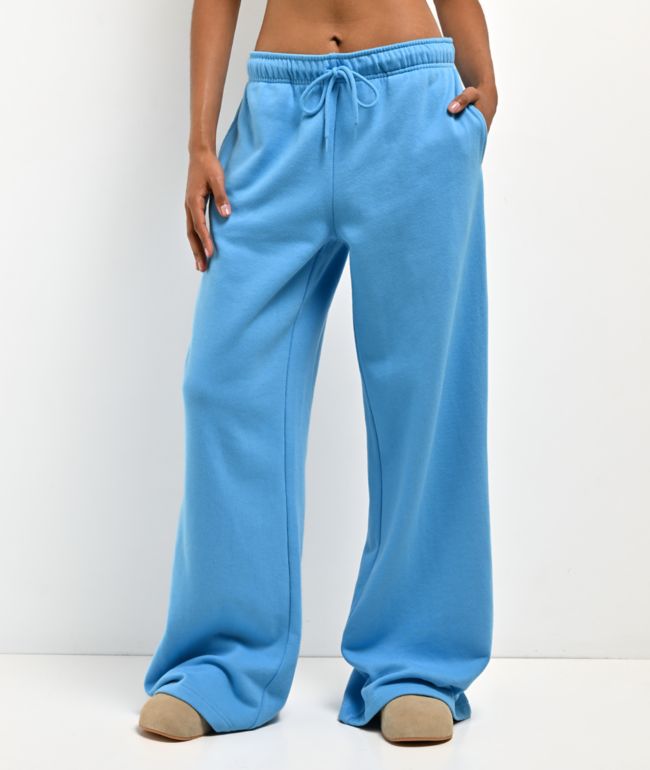 ITA Zephi Blue Wide Leg Sweatpants - ITA