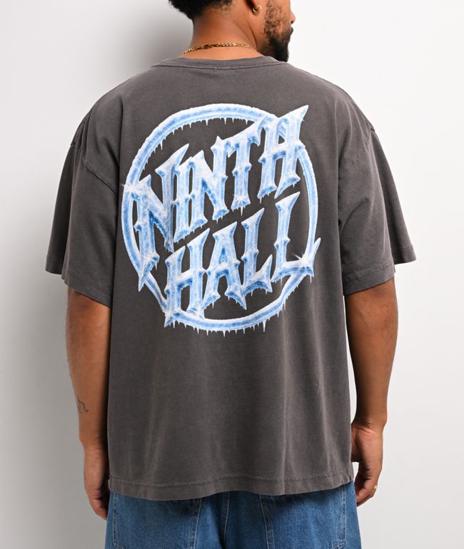 Ninth Hall Cold Circle Grey Wash T-Shirt - Ninth Hall