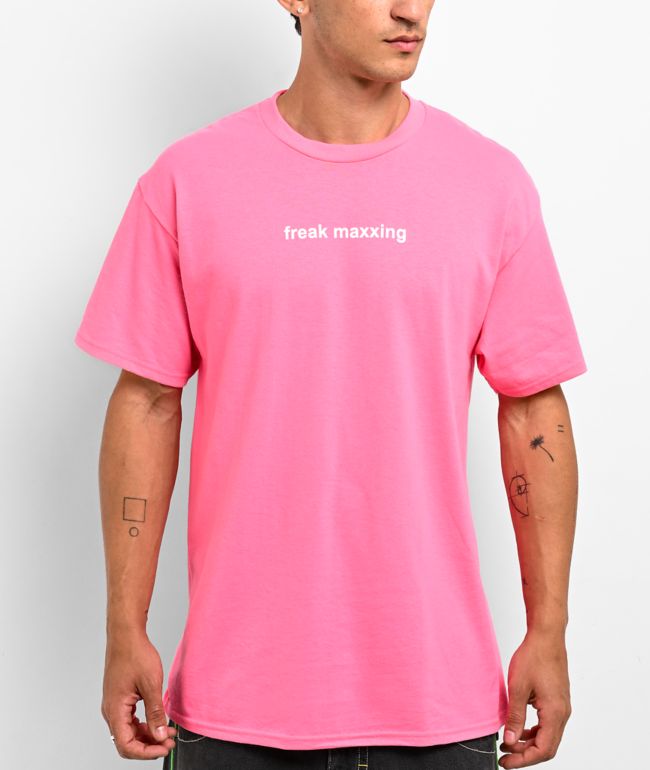 A.LAB Freak Maxxing Neon Pink T-Shirt - A.LAB