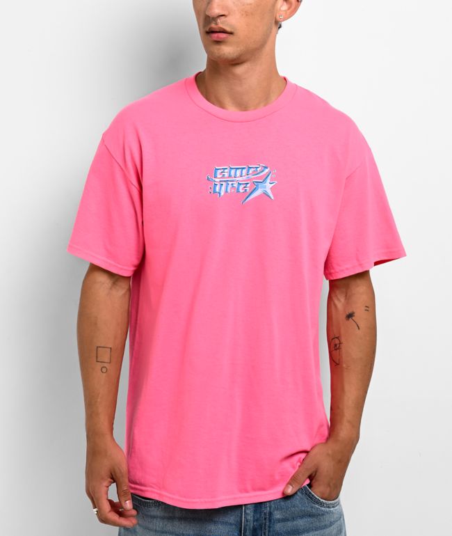 Empyre Y2K Star Neon Pink T-Shirt - Empyre