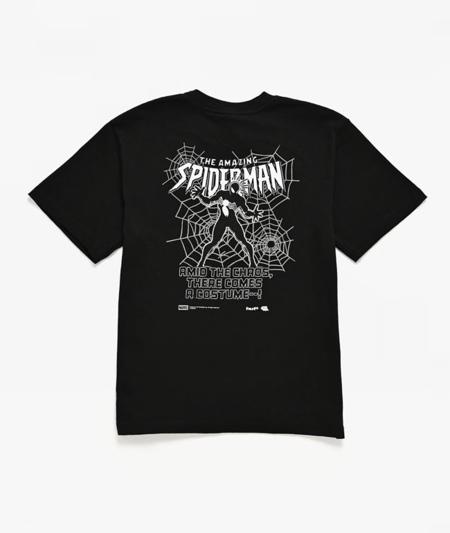 HUF x Marvel Spider-Man Kids Secret Wars Black T-Shirt - HUF
