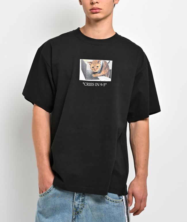 A.LAB Cries In 9-5 Black T-Shirt - A.LAB