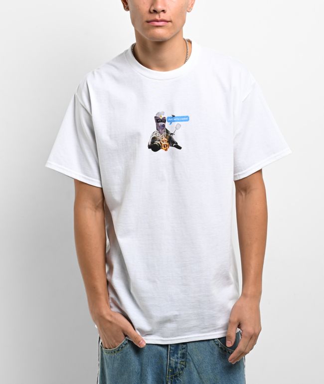 A.LAB We're Cooked White T-Shirt - A.LAB