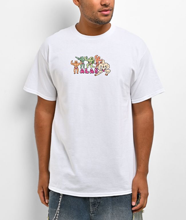 A.LAB Hit The Gym White T-Shirt - A.LAB