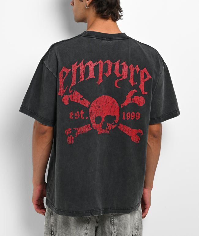 Empyre Swash Bucklin Vintage Black T-Shirt - Empyre
