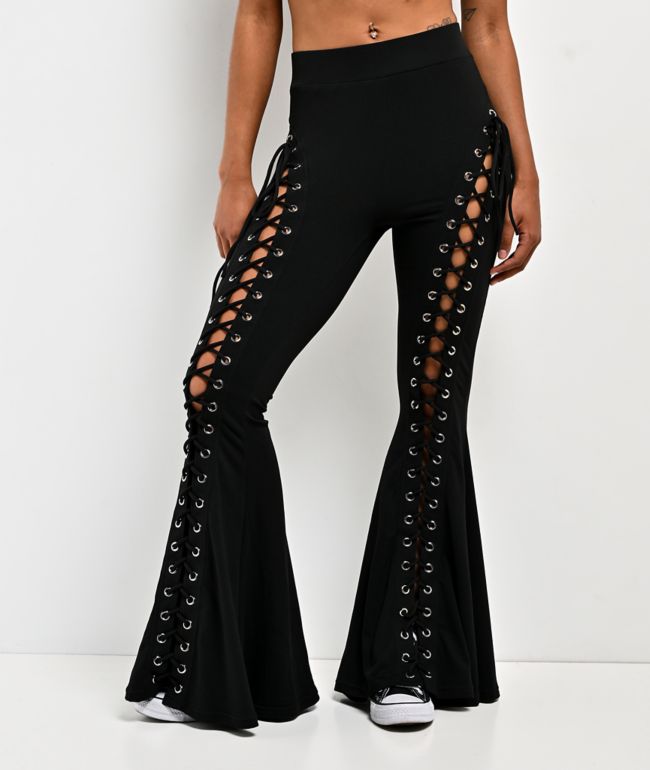 Forest Ink Alice Black Flare Pants - Forest Ink